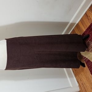 Women's Dress Barn Boho Dark Brown A Line/Full Skirt, Size 14